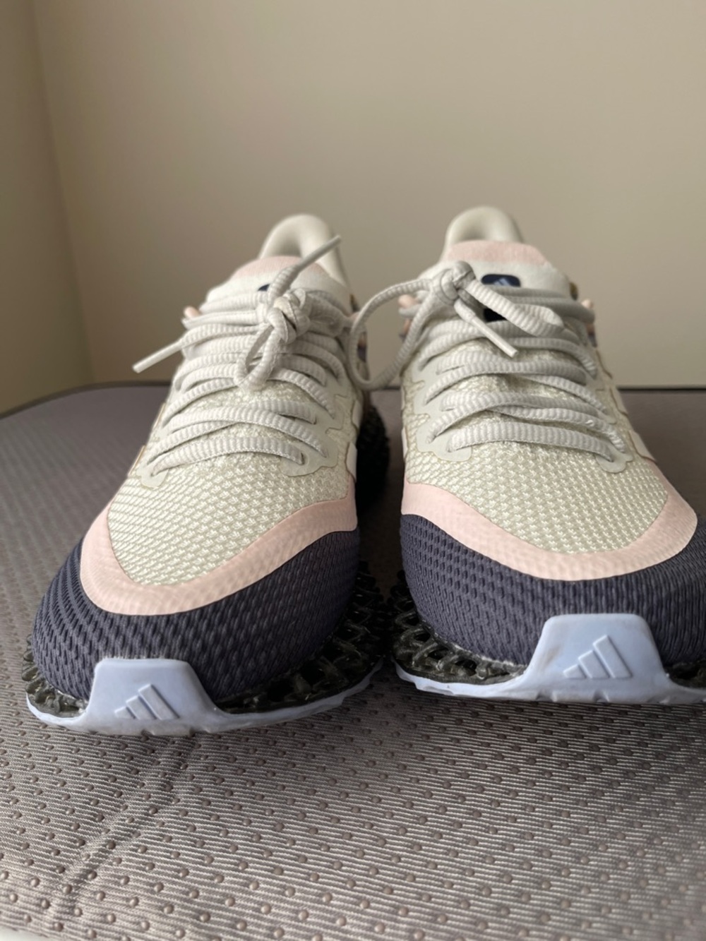 adidas Women's Sneakers in Light Gray, Blue & Pale Pink - Picture 3 of 8